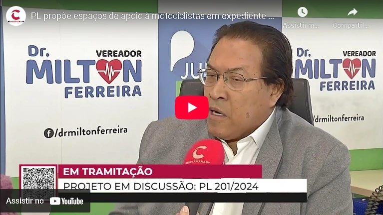 Ponto de apoio para motoboys é assunto de projeto em tramitação